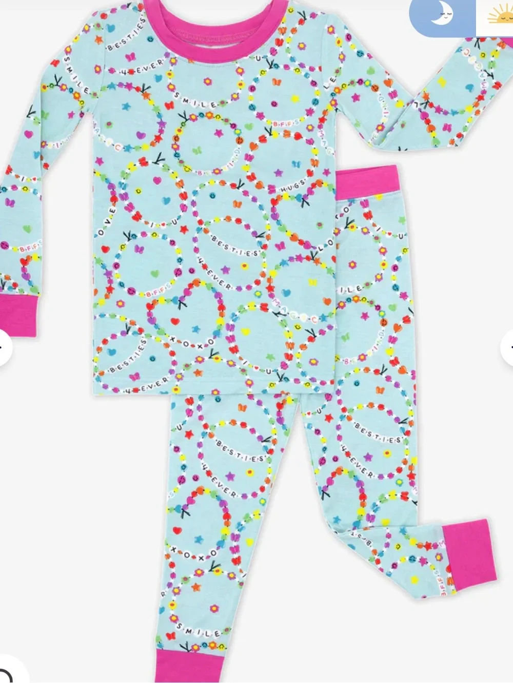 Little Sleepies Friends Forever Pajama Set - NWT - Size 16